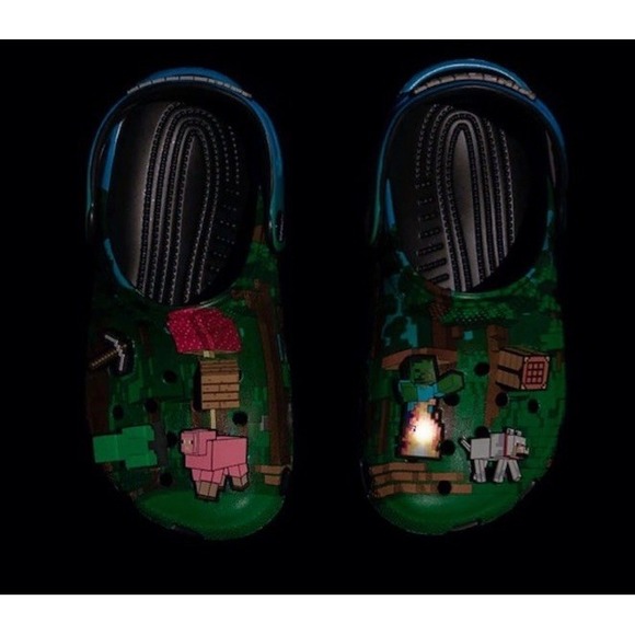 Crocs x Minecraft Pre-School Kids Classic Clog (J2) 210830-90H - Picture 7 of 7